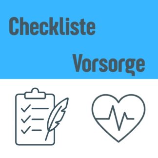 Checklisten Vorsorge